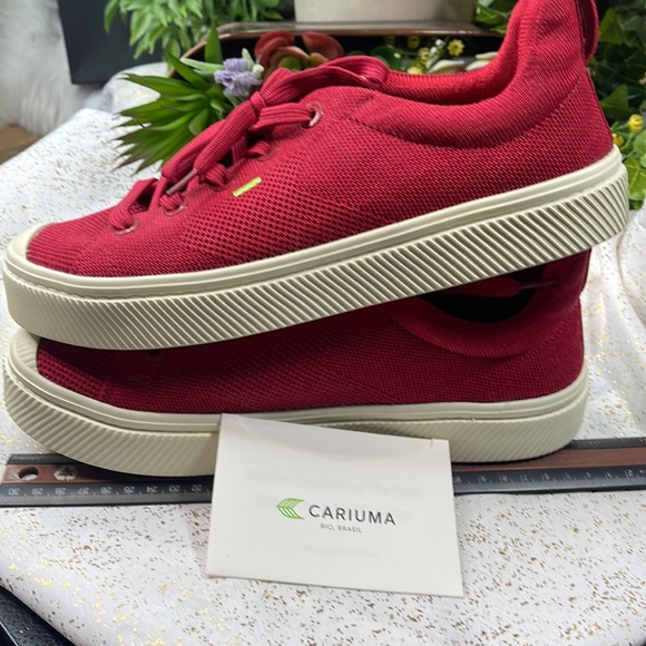 CARIUMA SNEAKERS NWT RED SIZE 10 WOMENS MENS TENNIS SHOES - Picture 8 of 13